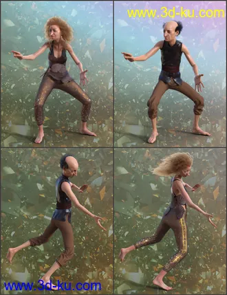 3D打印模型Mystic Poses for Genesis 8的图片