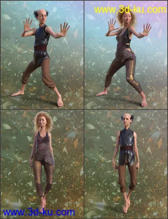 3D打印模型Mystic Poses for Genesis 8的图片