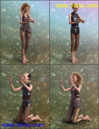 3D打印模型Mystic Poses for Genesis 8的图片