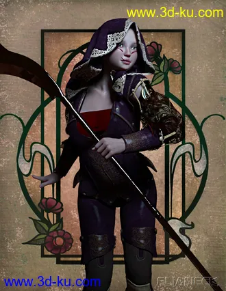 Nanah for Genesis 8 Female模型的图片2