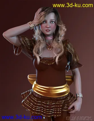 3D打印模型Nanah for Genesis 8 Female的图片