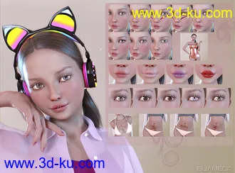 3D打印模型Nanah for Genesis 8 Female的图片