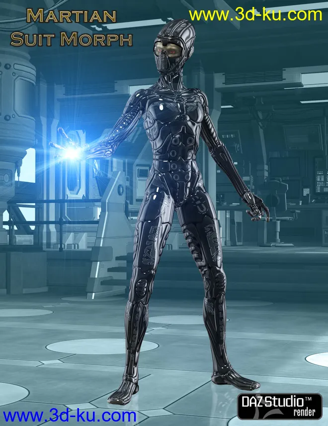 Nano Suit for Genesis 2 Male(s)模型的图片2