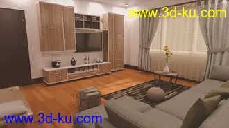 3D打印模型Native Living Room的图片