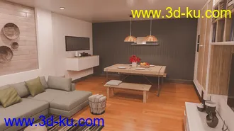 3D打印模型Native Living Room的图片