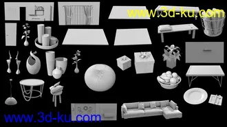 3D打印模型Native Living Room的图片