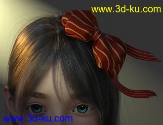 Natsuki Hair for Genesis 8 Females模型的图片17