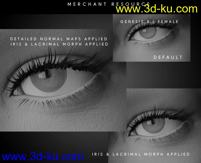 Natural Eyes II for Genesis 8.1 Females and Males模型的图片6