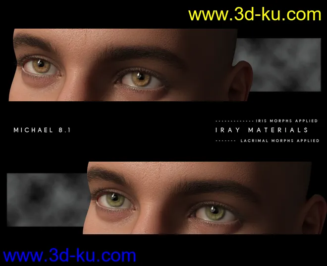 Natural Eyes II for Genesis 8.1 Females and Males模型的图片7