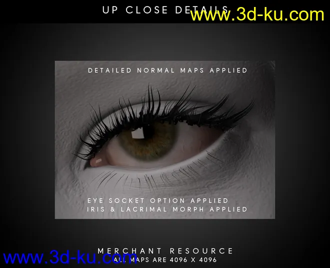 Natural Eyes II for Genesis 8.1 Females and Males模型的图片9