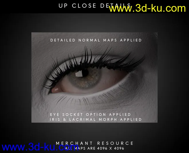 Natural Eyes II for Genesis 8.1 Females and Males模型的图片10