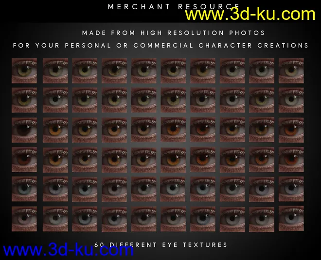Natural Eyes II for Genesis 8.1 Females and Males模型的图片12