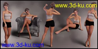 3D打印模型Naturally Poses for Genesis 8.1 Female的图片