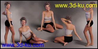 3D打印模型Naturally Poses for Genesis 8.1 Female的图片