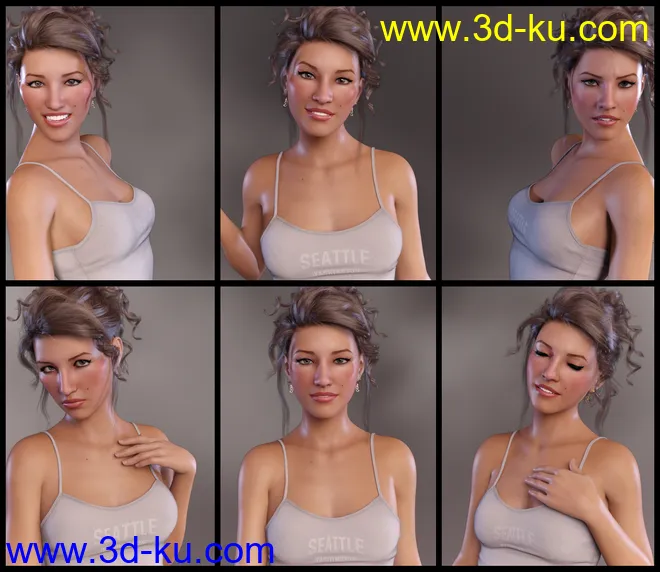 Naturally Poses for Genesis 8.1 Female模型的图片6