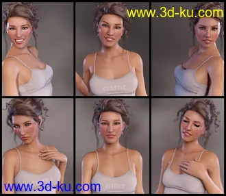 3D打印模型Naturally Poses for Genesis 8.1 Female的图片