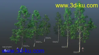 3D打印模型Nature Trees Pack 5的图片