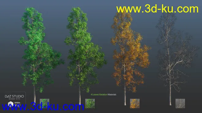 Nature Trees Pack 5模型的图片5