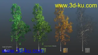 3D打印模型Nature Trees Pack 5的图片