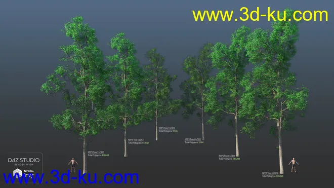 Nature Trees Pack 5模型的图片6