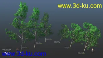 3D打印模型Nature Trees Pack 5的图片