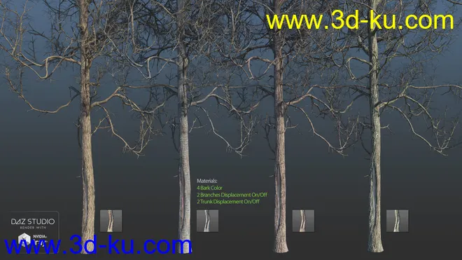 Nature Trees Pack 5模型的图片10