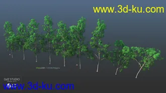3D打印模型Nature Trees Pack 5的图片