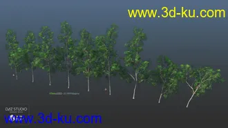 3D打印模型Nature Trees Pack 5的图片