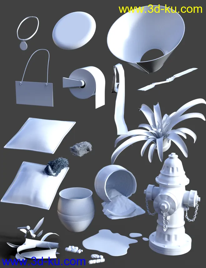 Naughty Dog Props and Poses for Daz Dog 8模型的图片4