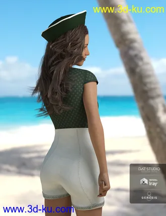 3D打印模型Navy Girl for Genesis 8 Female(s)的图片