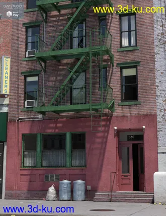 3D打印模型New York Tenements的图片