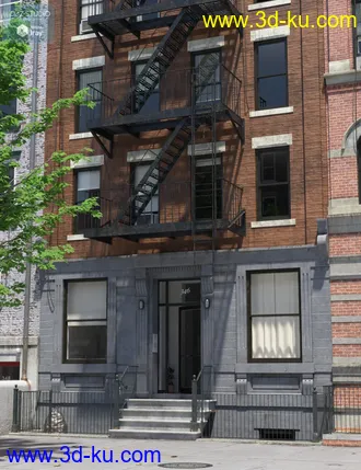 3D打印模型New York Tenements的图片