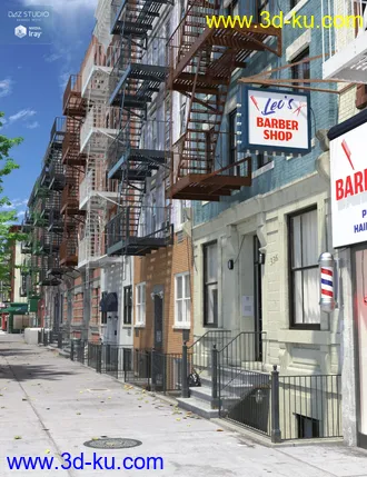 3D打印模型New York Tenements的图片