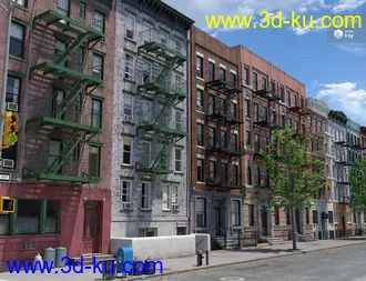 3D打印模型New York Tenements的图片