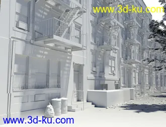 3D打印模型New York Tenements的图片