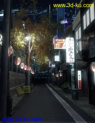 3D打印模型Night In Tokyo的图片