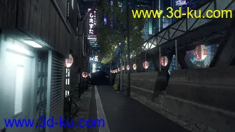 3D打印模型Night In Tokyo的图片