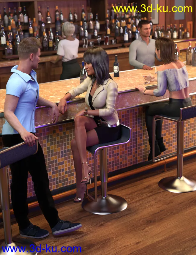 Night Lounge Poses模型的图片1