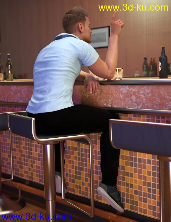 Night Lounge Poses模型的图片2