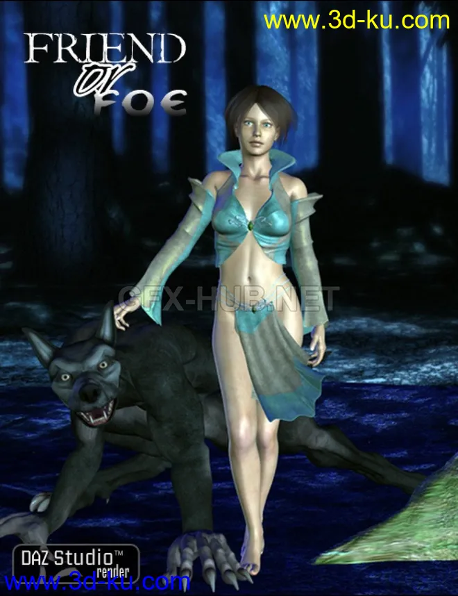 Night of the Living DAZ Friend or Foe模型的图片1