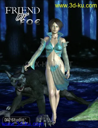 3D打印模型Night of the Living DAZ Friend or Foe的图片