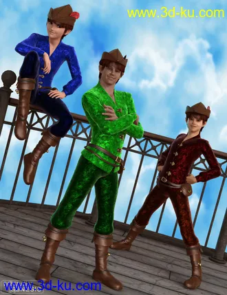 3D打印模型Nimmerland - Fairytale Poses的图片