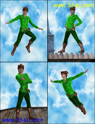 3D打印模型Nimmerland - Fairytale Poses的图片