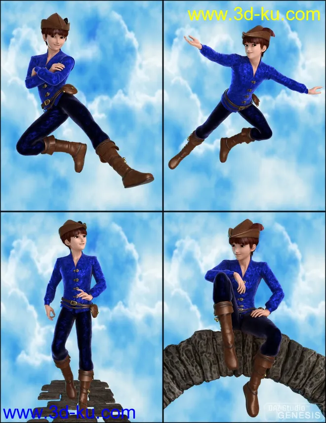 Nimmerland - Fairytale Poses模型的图片6