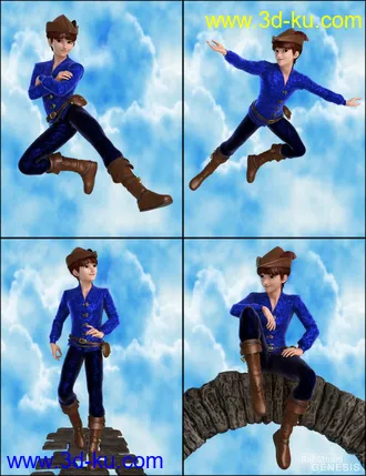 3D打印模型Nimmerland - Fairytale Poses的图片