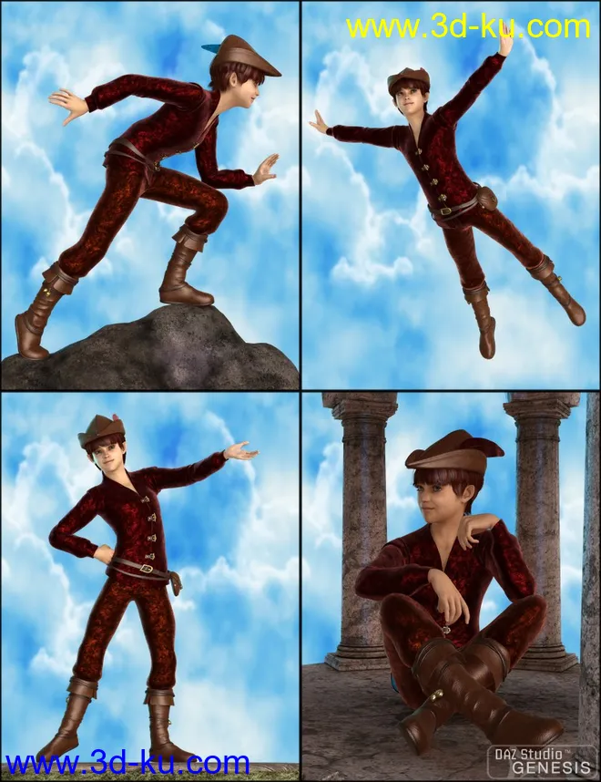 Nimmerland - Fairytale Poses模型的图片7