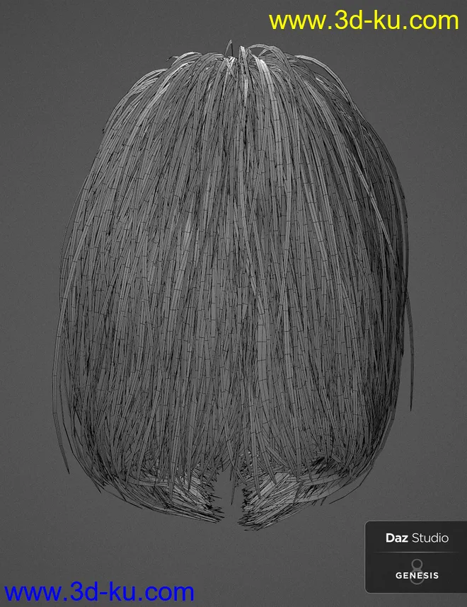 Nirv Fashion Stylized Bob Hair模型的图片18