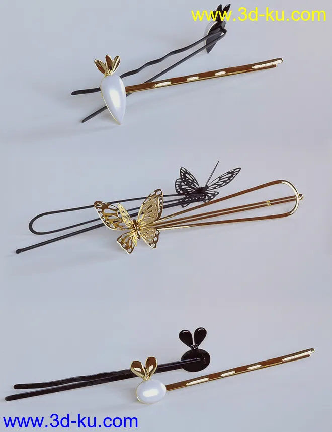 Nirv Sweet Pie Hair for Genesis 8 Females模型的图片10