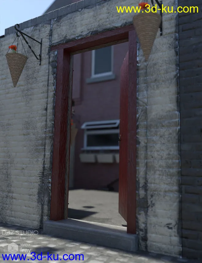 Northern Terrace Street Rear Yards and Alleyway模型的图片6