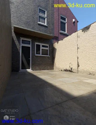 3D打印模型Northern Terrace Street Rear Yards and Alleyway的图片
